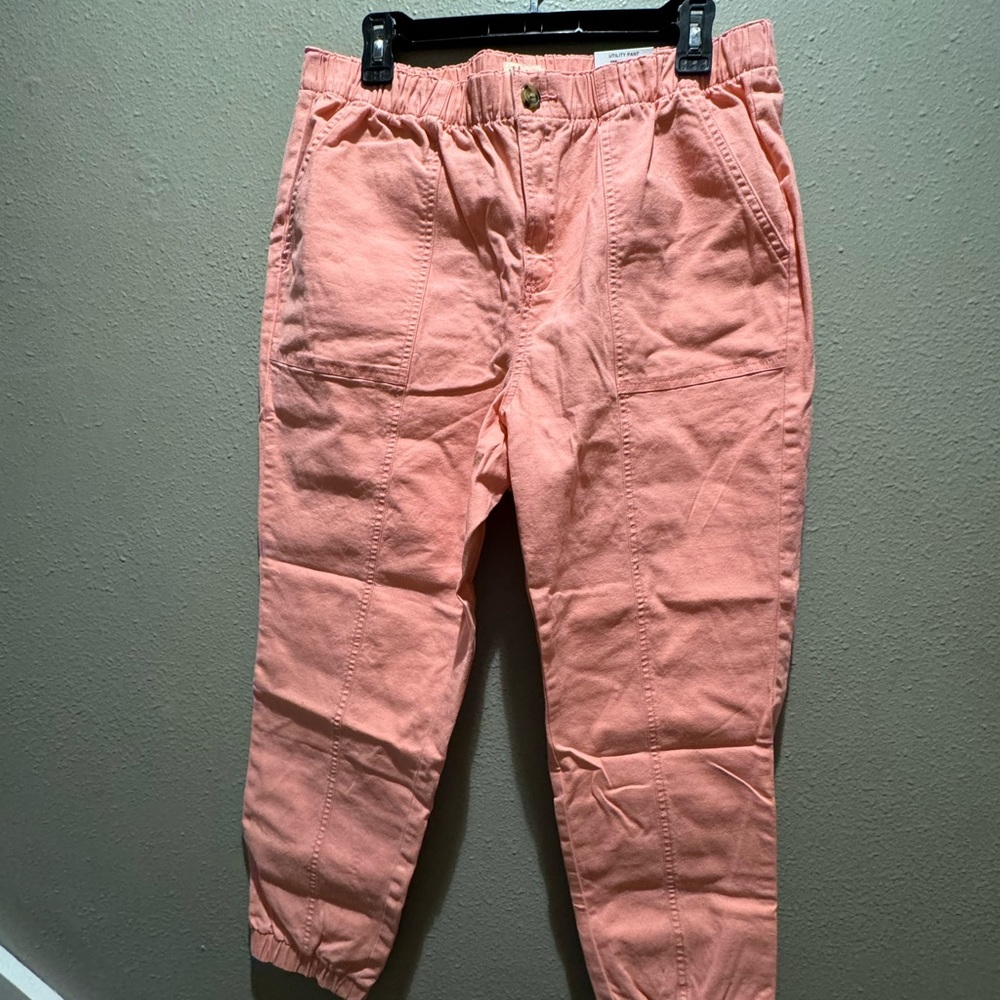 Pink joggers! size L